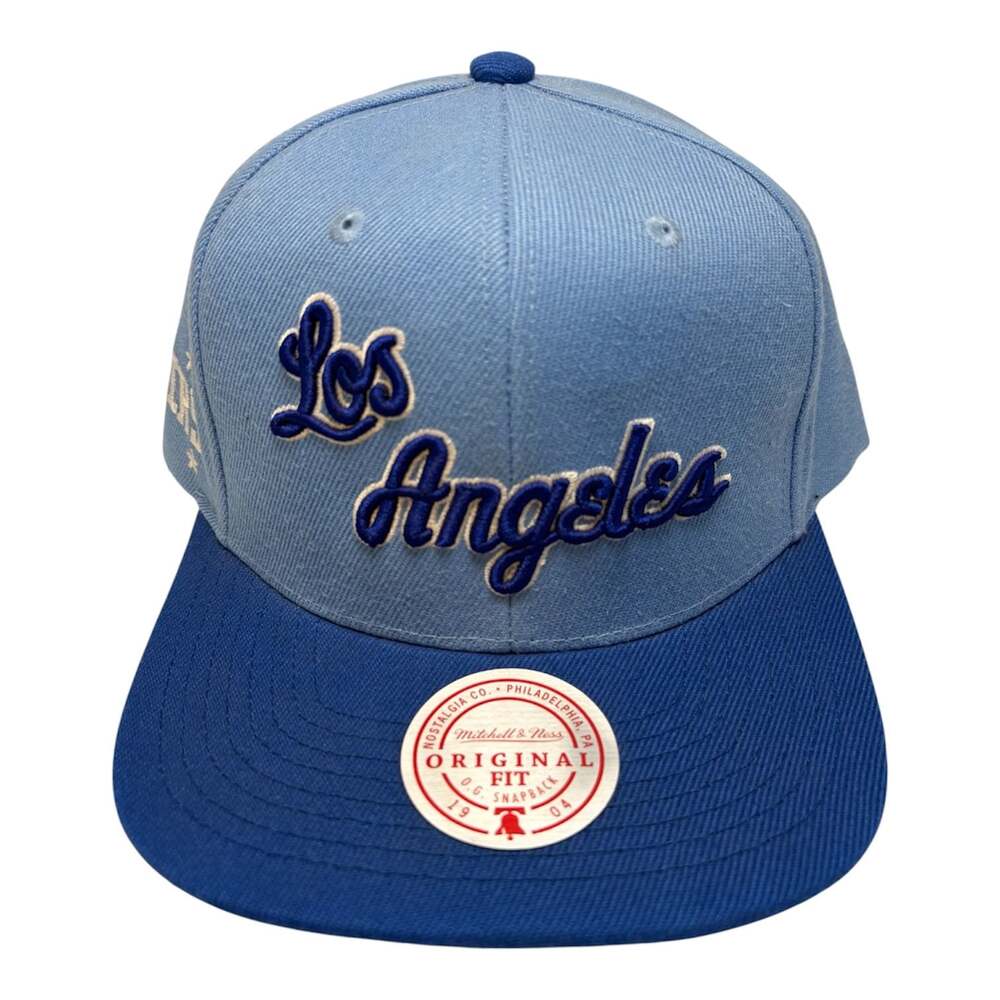 Mitchell & Ness Los Angeles Lakers Hardwood Classics Team 2-Tone Snapback Hat